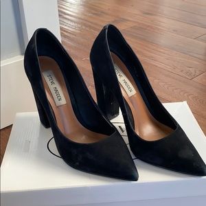 Steve Madden Black Block Heels